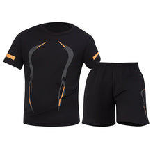 2/4 Pcs Men's Quick-drying Sports Fashion Suit Loose Plus Size Breathable Short Sleeve Joker Running Fitness And Leisure Shorts