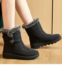 Women's Boots 2026 Trend Winter Shoes For Woman Winter Boots Ankle Low Heels Botas Mujer Waterproof Snow Boots With Fur Shoes