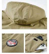 Big&Tall 8XL Men Outdoor Jacket Fleece Lined Thick Warm Winter Jacket Hiking Camping Windbreaker Plus Size Outwear Hooded Coat