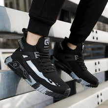 Steel Toe Anti-smash  Anti-Puncture Safety Shoes Men Lightweight Slip Resistant Work Shoes Comfortable Breathable Work Boots Men