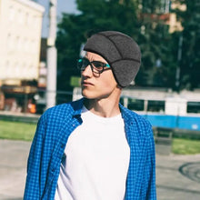 Winter Cycling Hat For Men Warm Fleece Lined Windproof Hat Warm Ski Ear Band for Winter Cold Weather Hat for Men Adults All Ages