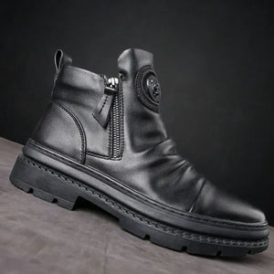 Men's Leather Boots  Comfortable Anti Slip