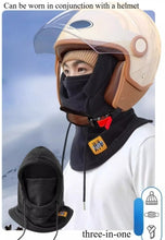 Winter Warm Hat with Mask and Neck Warmer 3-in-1 Windproof Balaclava forMen and Women Masked hat Cycling Cold Weather Protection