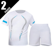 2/4 Pcs Men's Quick-drying Sports Fashion Suit Loose Plus Size Breathable Short Sleeve Joker Running Fitness And Leisure Shorts