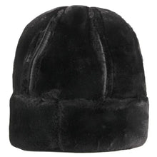 Thick Outdoor Warm Winter Hat Men Black Fur Leather Russian Male Windproof Snow Ski Cap Fleece Lined