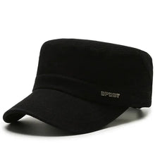 Men'S Military Hat Simple And Versatile Middle-Aged Hats Spring Autumn Casual Flat Cap