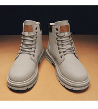 Big Size48 Men Boots Fashion Motorcycle Ankle Boots for Men Waterproof Hiking Boot Winter Chelsea Retro Boots Comfy Botas Hombre