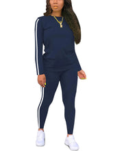 Women's Casual Long Sleeve Fitness Set Slim Fit Two-Piece Suit for Spring/Summer Outings Commuting Suitable for Daily Wear