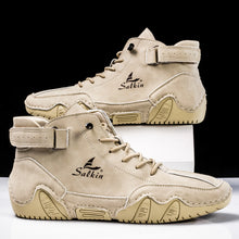 Handmade Men Boots New 2025 Leather Casual Shoes Outdoor Non-Slip Man Ankle Design Sneakers Tenis Masculino Zapatillas