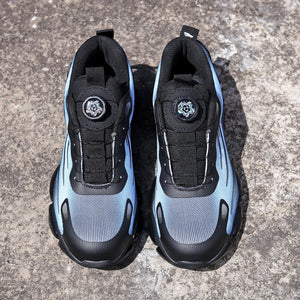 Big Size Men and Women Rotary Buckle Work Safety Shoes Men Air Soft Sole Lightweight Sneakers Protective Fashion Work Shoes