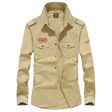 Oversize Men's Shirts Male Long Sleeve Overshirt 6XL Pure Cotton Embroidery Plus Size Military Casual Shirt Men Clothing