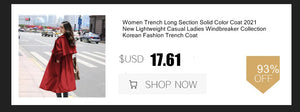 British Style Trench Coat Women Spring Autumn Large Lapel Double-breasted Overcoat