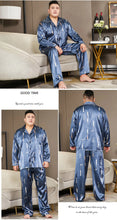 5XL Big Size Pajamas For Men 165KG Spring Summer Ice Silk Satin Cool Pajama Man Set Casual Loose Luxury Print Sleepwear Pijama