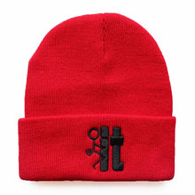 Winter Knitted Hat Fashion Trend Gothic IP Embroidery Solid Color Bean Hat Warm Leisure Beret Outdoor Skull Hat Men and Women