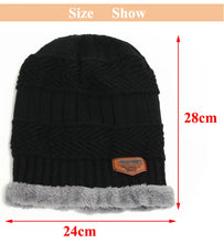 Winter Hats For Men Skullies Beanie Hat Winter Cap Men Women Wool Scarf Caps Balaclava Mask Bonnet Knitted Hat Gorras