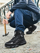 Steel Toe Cap Shoes For Men Work Boots Puncture-Proof Work Safety Shoes Protective Working Shoes Male Footwear Security Sneakers