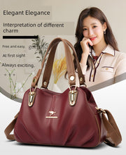 Large Capacity Retro Ladies Women's Bags Elegant Mom Bag for the Middle-Aged 2025 New Arrival Fashion Fancy Crossbody Big Bag