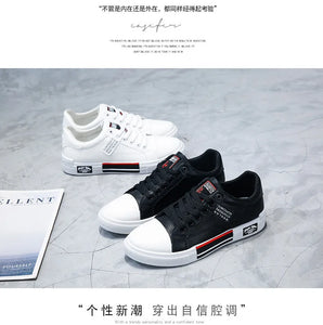 Fashion Men's Leather High-Top Sneakers:Autumn Casual& Non-Slip