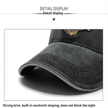Hat Men's Spring/Summer Trend Embroidered Cowboy Baseball Hat Duck Tongue Hat Outdoor Travel Sunshade Hat