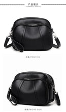 Fashion Soft Leather Crossbody Bags for Women 2025 Casual Female Multi Pocket Messenger Bags Retro Handbags Ladies Shoulder Bags