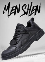 Genuine Leather Sneakers Men's Shoes Outdoor Casual Hiking Shoes Soft Soled Anti-skid Mountaineering Shoes Men Zapatillas Hombre