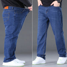 Big Size Men's Jeans High Stretch Denim Fabric Large Size Pants for 45-150kg Jeans Hombre Wide Leg Jeans Pantalon Homme