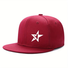 Hats for women in spring and summer, outdoor flat brimmed hats for men, hardtop breathable wide brimmed hip-hop hats, American s