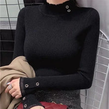 Winter Women Turtleneck Sweater Oversize Long Sleeve Top