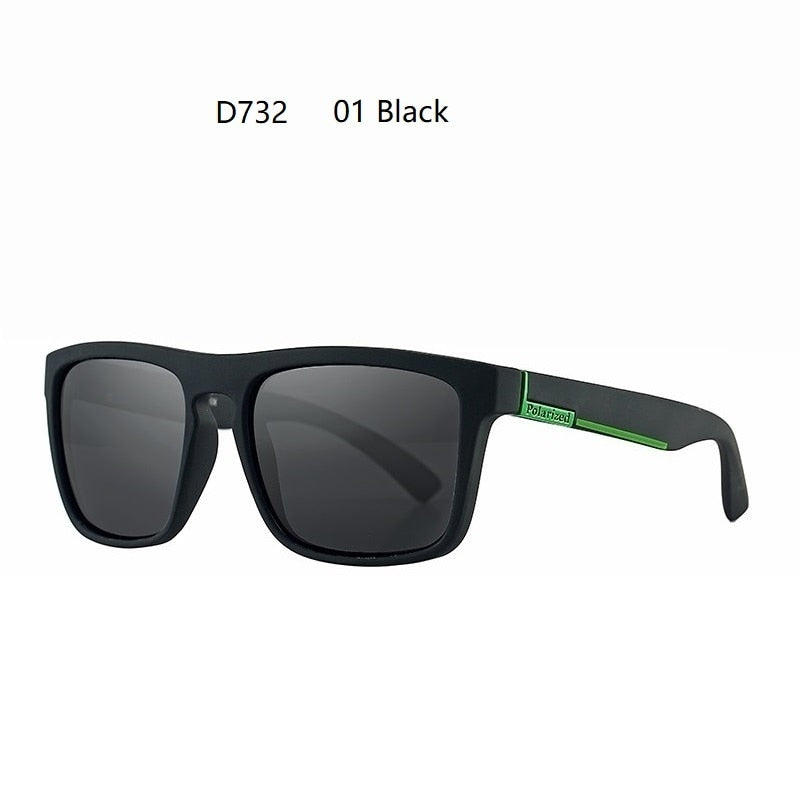 Fashion Square Vintage Polarized Sunglasses Men Women UV400