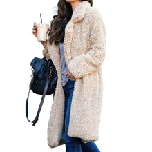 Winter Women Casual Long Plush Warm Fashion Coat