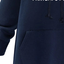 Loose Casual Hoodie Dress Women's Mid-Length Korean Style plus Size Print round Neck Empire Waist Long Sleeve Dress