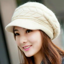 Knitted Winter Hats SnapBack Warm Wool Hat for Women