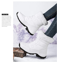 Autumn Winter High-Top Warm Cotton Boots Snow Boots for Cold Weather Comfortable Shoes for Women