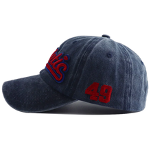 Athletic Letter Embroidery Baseball Cap Retro Washed Cotton Peaked Hat Hip Hop Trucker Dad Caps Fashion Sun Hats for Women Men