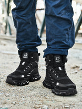 Steel Toe Cap Shoes For Men Work Boots Puncture-Proof Work Safety Shoes Protective Working Shoes Male Footwear Security Sneakers
