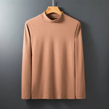 Large Size Men Autumn Winter Medium Collar Double-Sided Velvet Bottoming Shirt Trend Within the Warm Autumn Coat Long-Sleeve