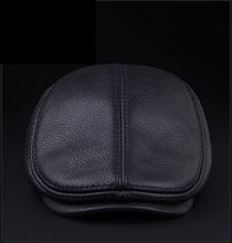 Winter Berets male warm Ear protection cap Men's outdoor leather hat