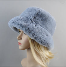 2025 New Style Fake Rabbit Fur Hats Super Soft Women Winter Hat Cotton Lining Warm Russian Fashion Ski Beanies Plush Solid Color