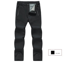 Plus Size 6XL 7XL 8XL Men's Winter Fall Snow Pants Waterproof Insulated Fleece Ski Snowboard Pants Outdoor Cargo Hiking Trousers