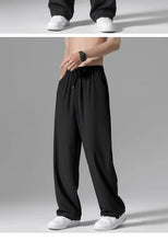Men's casual pants, summer thin breathable sports pants men's running and jogging sports fitness pants Straight pants