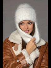 Winter Hat Women Russian Winter Trapper Hat with Ear Flaps - Thick Knitted Ushanka for Cold Weather Military Style Fur Pilot Hat