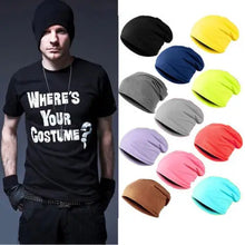 Winter Hats Men Women Knitted Warm Caps Solid Color Beanies Hip-hop Slouch Skullies Casual Bonnet beanie Hat Gorros 14 Styles