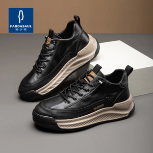 Men's Thick Sole warm Leather Casual Shoes