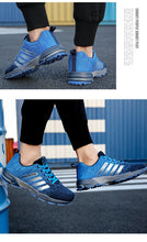 Men's and women's flats fashion casual sneakers plus size breathable fitness running shoes