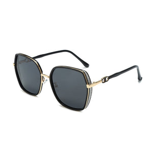New Fashion Polarized Sunglasses Women UV400 Oversized Retro Square