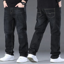 Big Size Men's Jeans High Stretch Denim Fabric Large Size Pants for 45-150kg Jeans Hombre Wide Leg Jeans Pantalon Homme