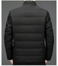 New Men's Lightweight Duck Down Jackets 2025 Autumn Winter Business Casual Warm Puffer Coat Windproof Solid Padded Tops Clothing