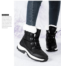 Autumn Winter High-Top Warm Cotton Boots Snow Boots for Cold Weather Comfortable Shoes for Women