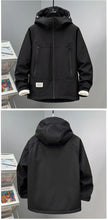 Waterproof Windbreaker Jacket Men 12XL 13XL Plus Size Camp Jacket Coat Male Fashion Casual Fleece Jackets Big Size 13XL