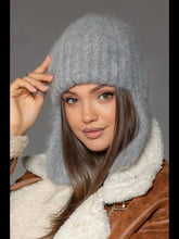 Winter Hat Women Russian Winter Trapper Hat with Ear Flaps - Thick Knitted Ushanka for Cold Weather Military Style Fur Pilot Hat